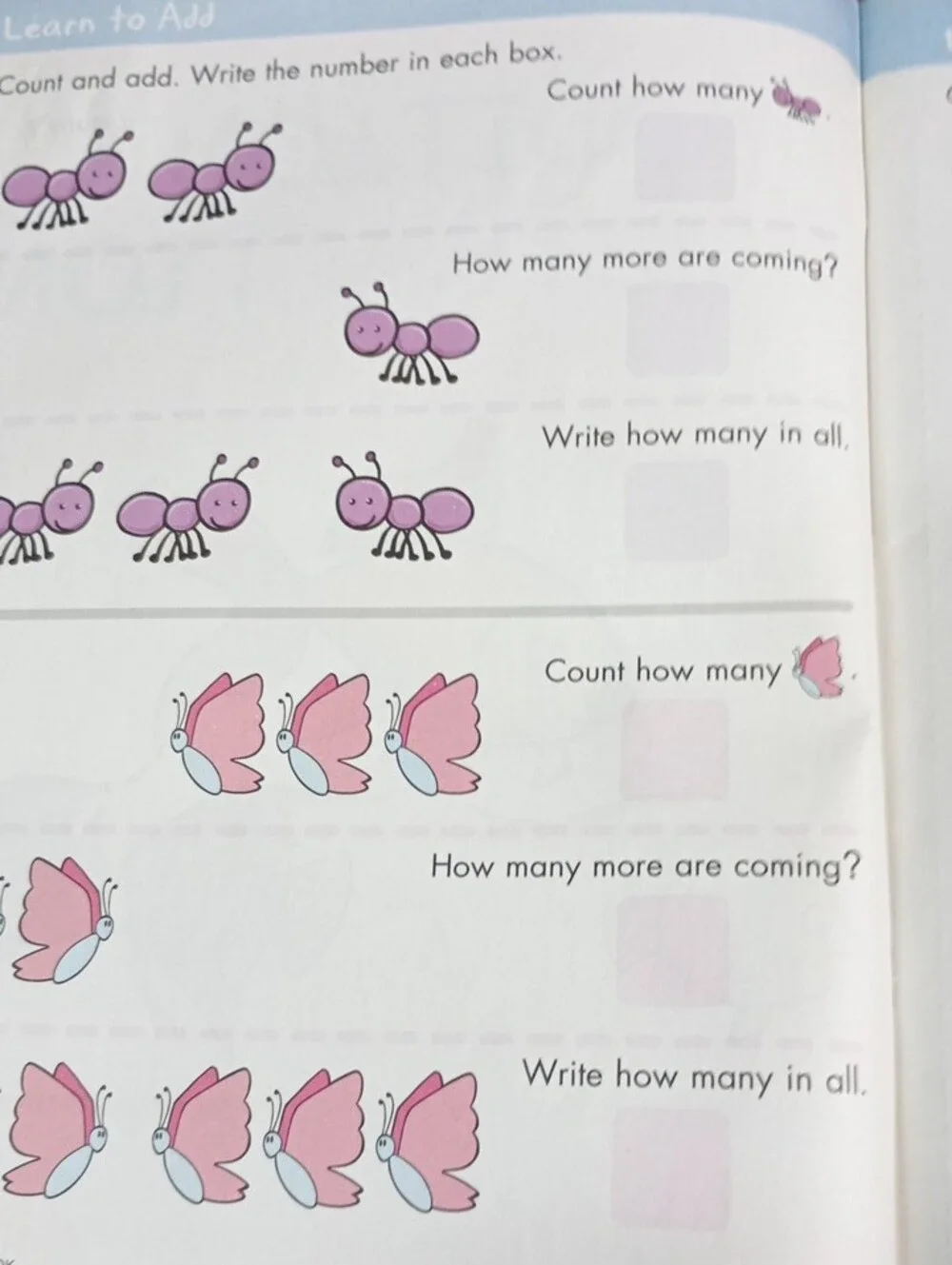Bendon White and Blue Addition & Subtraction Activity Workbook for Kids